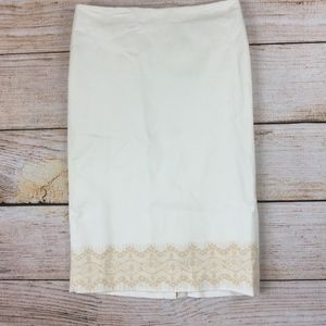 Isaac Mizrahi Cream 2 Faux lace Target lined